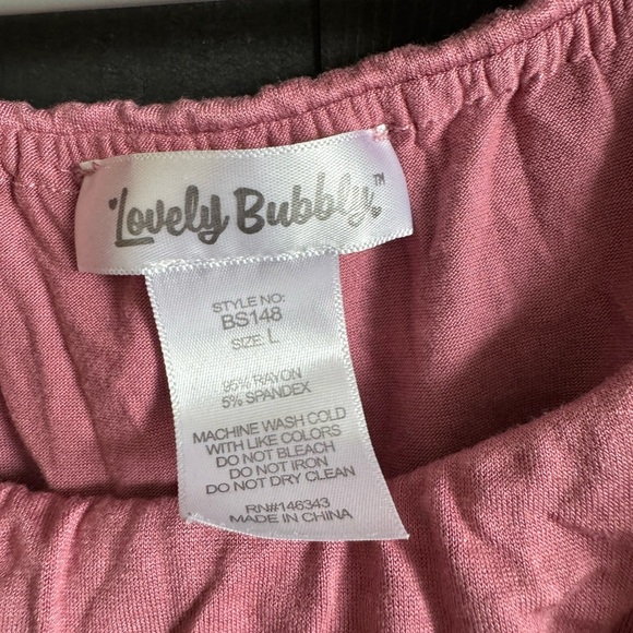 Pink Flutter Sleeve Ruffled Bodysuit - Picture 3 of 4